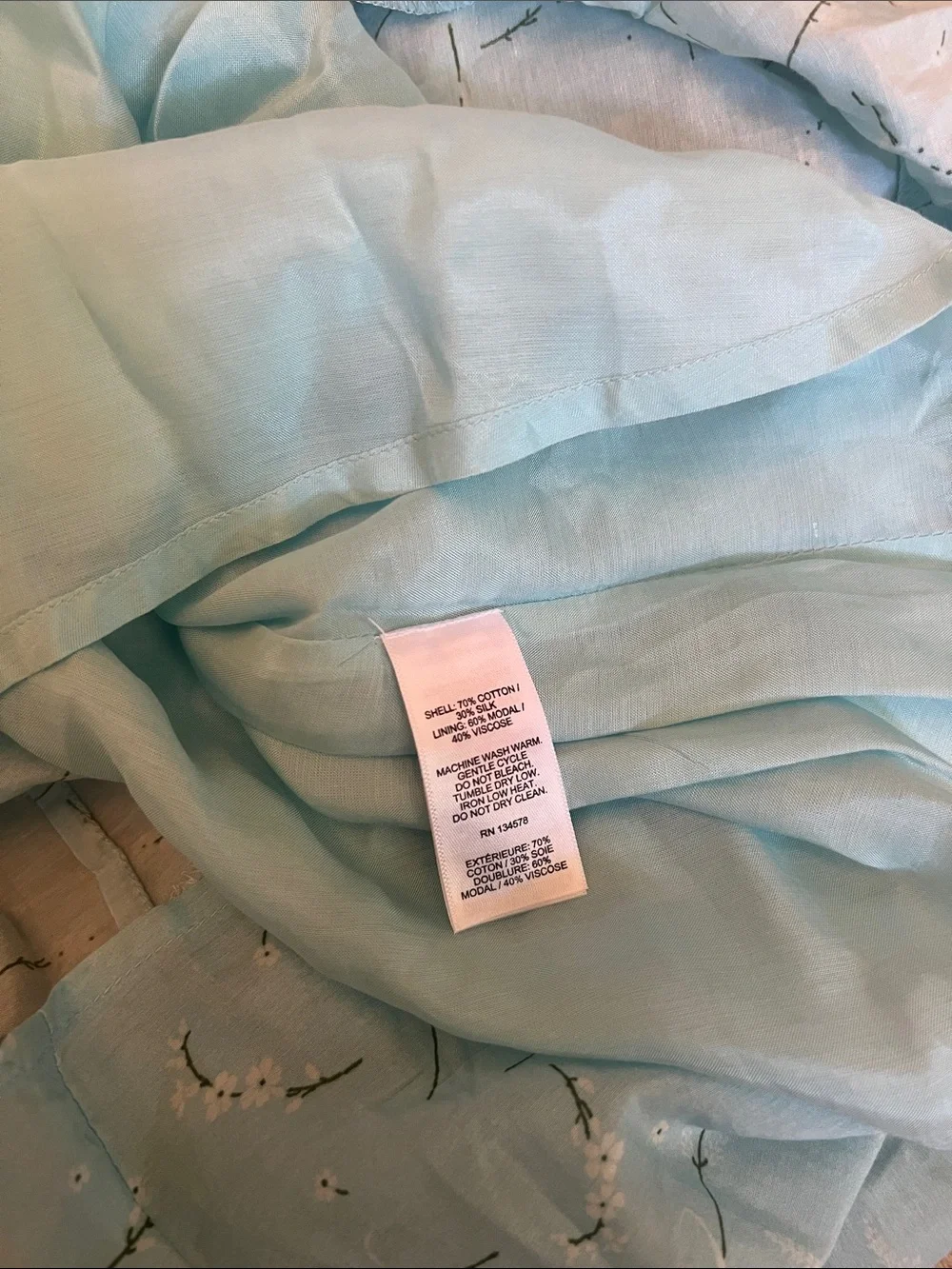 Vineyard Vines Light Blue Smocked Dress - Picture 3 of 6